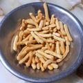 El cooksnap de Pia Lazarte cuando hizo Palitos salados caseros.