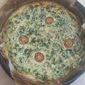 El cooksnap de Georgina Ortiz cuando hizo Quiche bacon y espinaca.