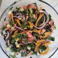 El cooksnap de Diana Cano cuando hizo Ensalada de colores.