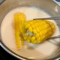 Cooksnap của Dibee khi họ làm theo món Ngô luộc sữa tươi