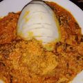 khamz pastries _n _more's cooksnap of when they made Pounded yam with egusi soup.
