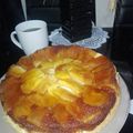 El cooksnap de Estefani Piriz cuando hizo Torta invertida de manzana.