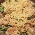 vanessasda1's cooksnap of when they made Garlic Shrimp with Broccoli and Pasta.