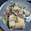 El cooksnap de Miguel Garcia cuando hizo Merluza en salsa verde con almejas y gambas 🦐.