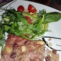 El cooksnap de Berenice Jasso cuando hizo Pastel de carne.