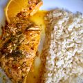 El cooksnap de Laura Cotter cuando hizo Salmón a la naranja.