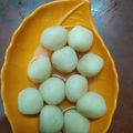 Noor Khan's cooksnap of when they made Spongy Rasgulla.