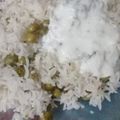 Rizwan Qureshi's cooksnap of when they made Matar Chawal.