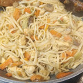 El cooksnap de Pamela Gonzalez cuando hizo Tallarines con pollo, verduras y salsa de soja.