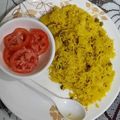 Anshika Goel's cooksnap of when they made Matar Pulao.