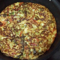 El cooksnap de Mery cuando hizo Tortilla de lechuga con cebolleta tierna.