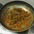 Subhash Meena's cooksnap of when they made Brinjal curry in tomato gravy.