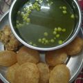 Preet 's cooksnap of when they made Golgappa.