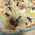 El cooksnap de noor cuando hizo Pollo relleno.