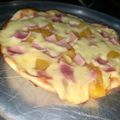 El cooksnap de paula Buitrago cuando hizo Pizza hawaiana casera en sartén.