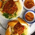 Phong Nguyễn's cooksnap of when they made Mì ý - mì spaghetti sốt bò bằm.