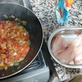El cooksnap de Vero cuando hizo Pez gallo salseado al horno.