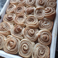 El cooksnap de Nazarena Saez Echegaray cuando hizo Rolls de Canela o Cinnamon buns.