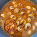 El cooksnap de Marieta cuando hizo Caracoles en salsa de tomate y jamón serrano.