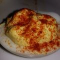 Mike's cooksnap of when they made Flora's Simple Deviled Eggs.