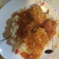 El cooksnap de Victor cuando hizo Albóndigas de carne receta de mi abuela.