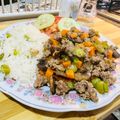 El cooksnap de Sebastian Aldana cuando hizo Carne molida con verduras y champiñones.