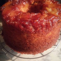 El cooksnap de karen F.Gonzalez cuando hizo Torta invertida de manzanas.