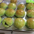 Cooksnap dari Dapur Ummu Samara untuk resep Roti Pandan Isi Coklat