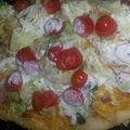 Devon's cooksnap of when they made Chicken Club Pizza.