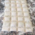 El cooksnap de Ben Lúz cuando hizo Raviolón de pollo y espinaca.
