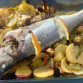 El cooksnap de lusalcidos cuando hizo Lubina al horno.