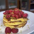 صورة من Seham Husam، شاركها بعد تجربة وصفة بان كيك بطريقة سهلة☘️كيتو✨