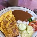 El cooksnap de Paula Gurrola cuando hizo Huevo torta Norteño (tipo omelette).