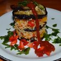 El cooksnap de Fabio Talibs cuando hizo Berenjenas con arroz primavera.