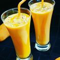Sneha Patel's cooksnap of when they made Mango milk shake.
