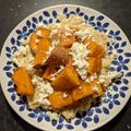 Josip Vu's cooksnap of when they made Butternut squash, feta & couscous salad.