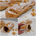El cooksnap de Toni Martín cuando hizo Eclair con craquelin (y sin) rellenos de crema pastelera.