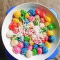 Cooksnap của Thu Mèo khi họ làm theo món Bánh trôi ngũ sắc