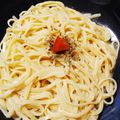 El cooksnap de Gemma Leticia Gomez Perez cuando hizo Espagueti integral con salsa de huevo y queso (y albóndigas de ternera, avena y mostaza).