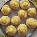 El cooksnap de Vania Nuñez cuando hizo Bizcochos (margaritas) caseras de membrillo y crema pastelera.