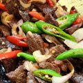 Cooksnap Aznie Khasri semasa beliau membuat Daging Goreng Kunyit.