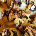 El cooksnap de dany osma cuando hizo Profiteroles rellenos con chantilly y dulce de leche.