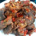 Cooksnap dari meeya mee untuk resep Dendeng batokok / dendeng balado