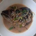 Cooksnap dari Monica Recita untuk resep Salmon head miso soup (sup miso kepala salmon)