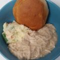 wiskydoll's cooksnap of when they made Chicken and gravy over mashed potatoes.