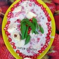 Satya Pandey का कुकस्नैप जब उन्होंने हेल्थि फ्रूट चाट (healthy fruit chaat reicpe in Hindi) बनाया था।