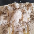 El cooksnap de anahelenarubio cuando hizo Coliflor al horno con bechamel de azafrán y pimienta al limón.