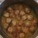 El cooksnap de Pilar cuando hizo Albóndigas con salsa de trufa y couscous.