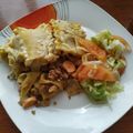 El cooksnap de Byron Ati cuando hizo Lasagna de tres carnes.