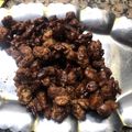 El cooksnap de Silvia Herrera cuando hizo Garrapiñadas de maní.